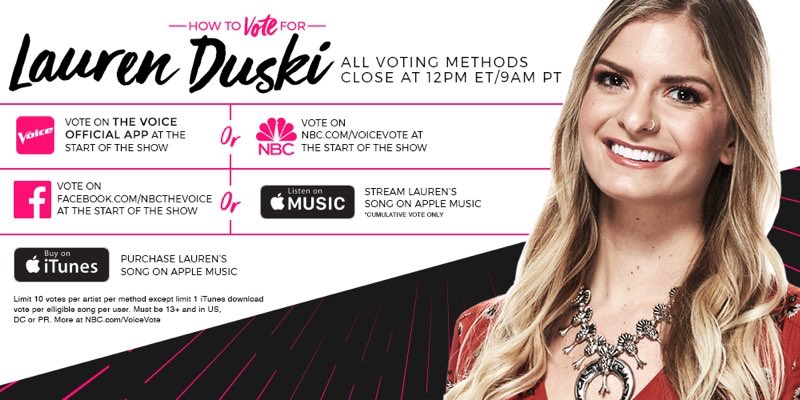 blakeshelton's tweet image. Vote like hell y'all!! 🤘🏻NBC.com #VoiceFinale