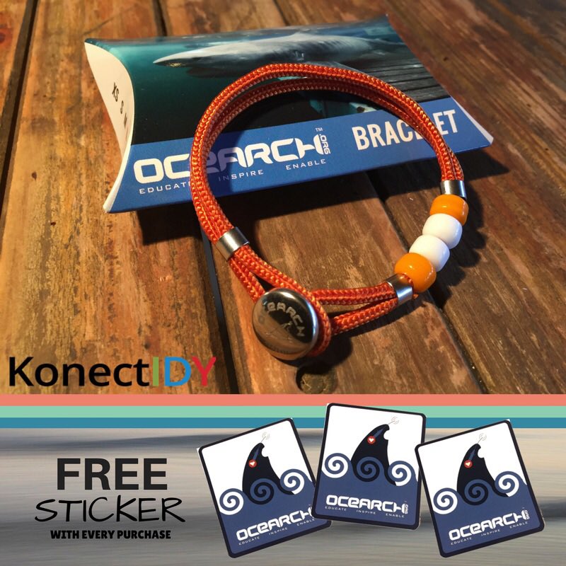 Konectidy's tweet photo. Stick one on your wrist for .@ocearch &amp; help support Education &amp; Research! https://t.co/tk1cyLDZMe https://t.co/IJI0Cq2jzq