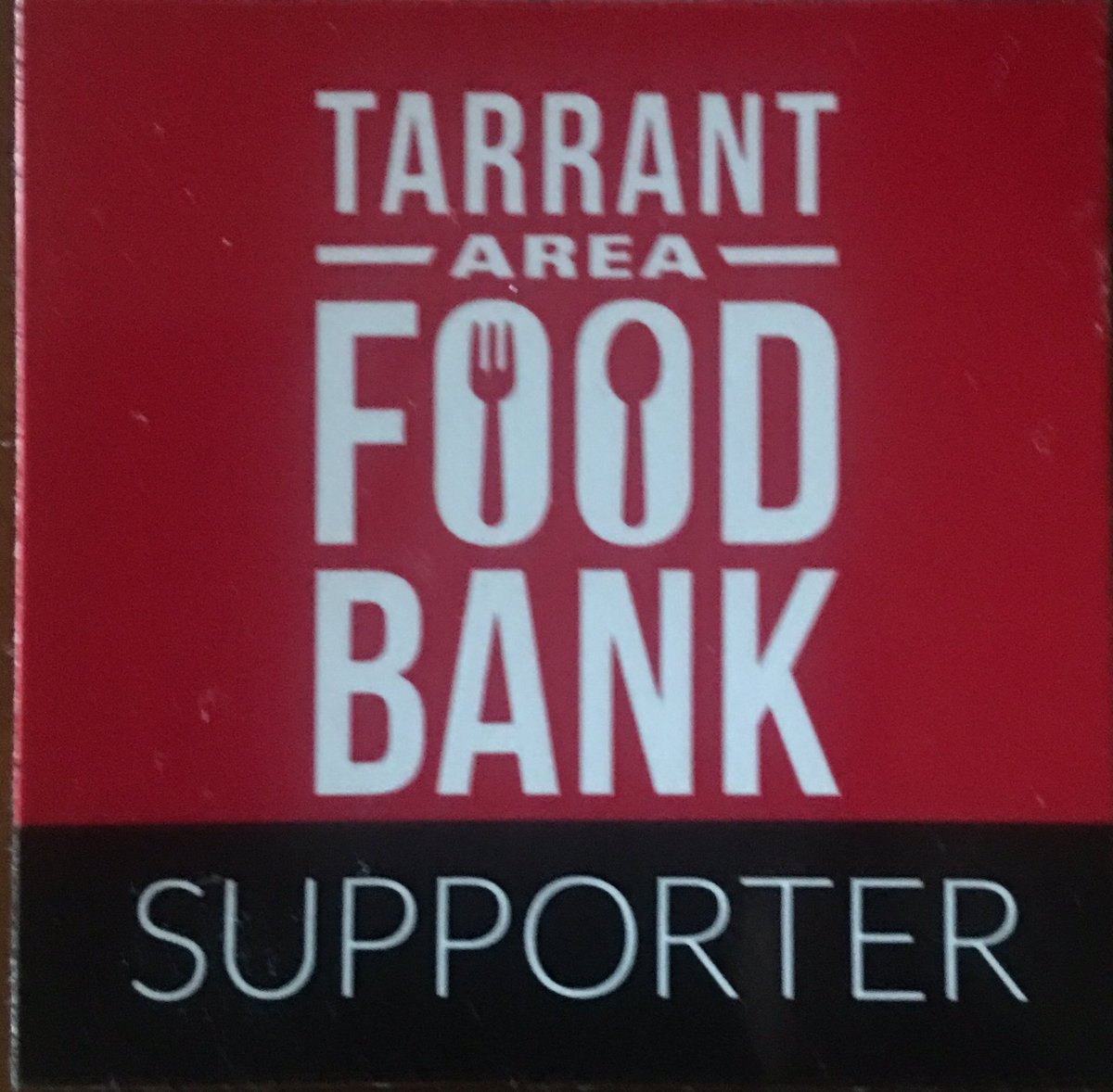 TX_3Snaps's tweet photo. I donated to support @TAFoodBank and received this awesome magnet in the πͺ! My donation is to #HelpStopHunger π₯ π π #givingday https://t.co/POc3HvtTlZ