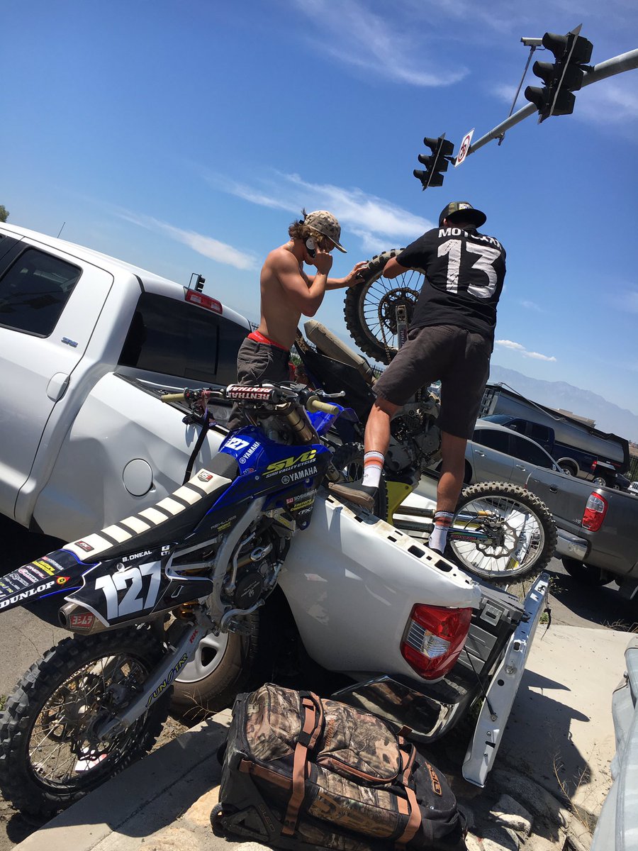 BradenOneal's tweet photo. Got Tboned by a Crackhead today, glad we're not dead. Could've been a lot worse, love you guys❤ @josh_kaller @camden_cota20 https://t.co/oNJeZtYrjQ