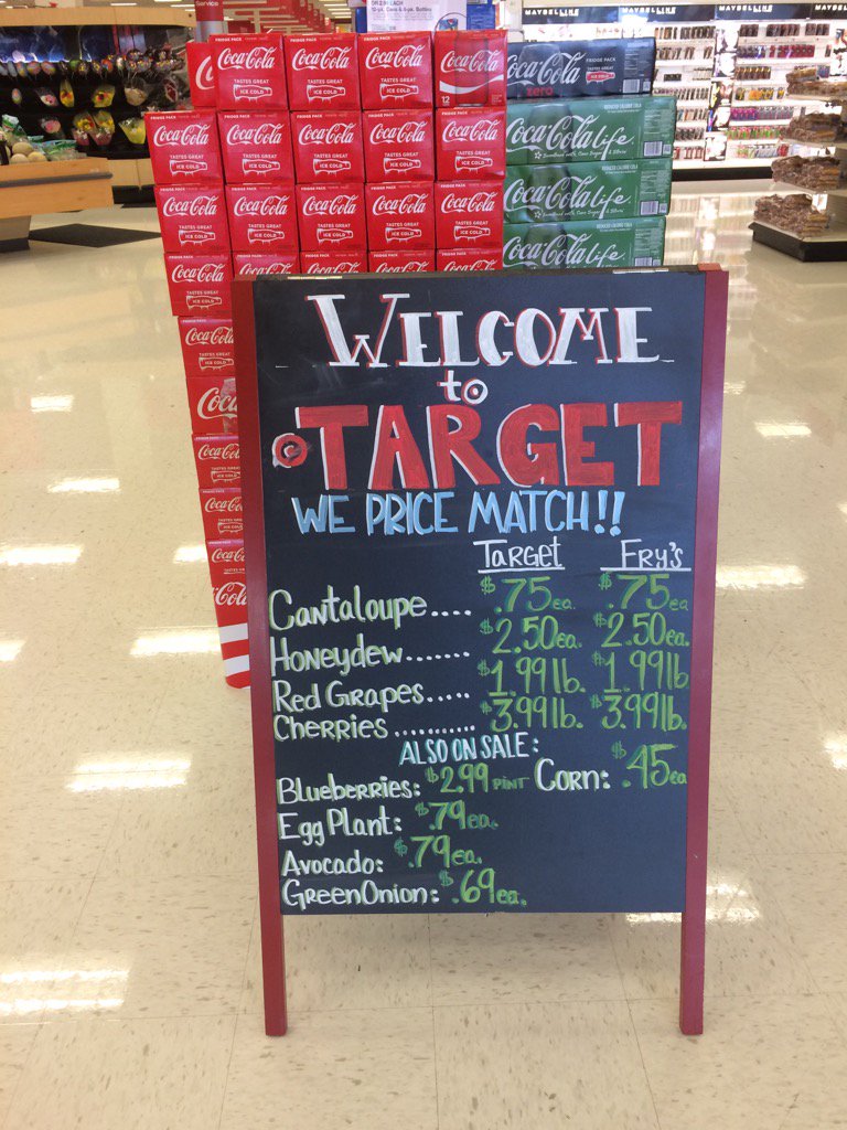 2236 is rockin' our in-store marketing easel!! #TargetRun