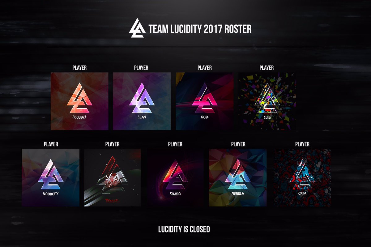 LucidityIOS's tweet image. Updated roster!