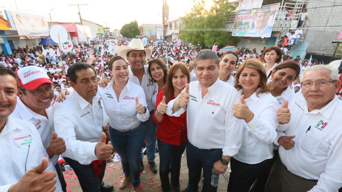 Juntos somos fuerza, entrega y corazón. Con Miguel estamos listos para escribir un nuevo capítulo en la historia de Coahuila. #SomosPRI