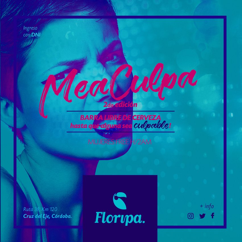 FloripaMultiesp's tweet photo. Miércoles 24 Mayo 👇
🍻🍺🍻 Mea Culpa ➖ 2da. Edición❗🍻🍺🍻

🗣 BARRA LIBRE de CERVEZA hasta que alguna de ellas sea CULPABLE❗

#ExplotaFloripa 💣🎉🎊 https://t.co/zyf2aYZjKK
