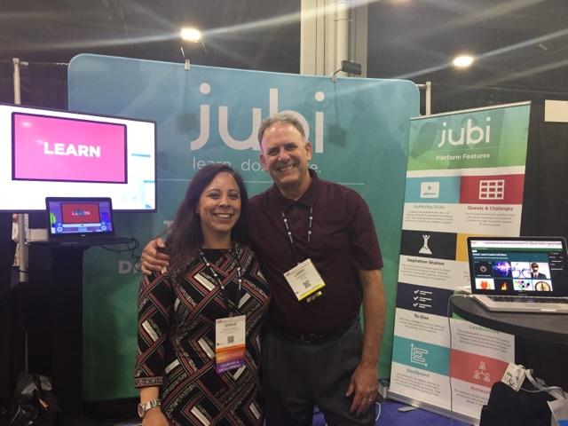 Great to see @GetJubi Founder &amp; CEO, Larry Mohl, at #ATD2017! #Jubi