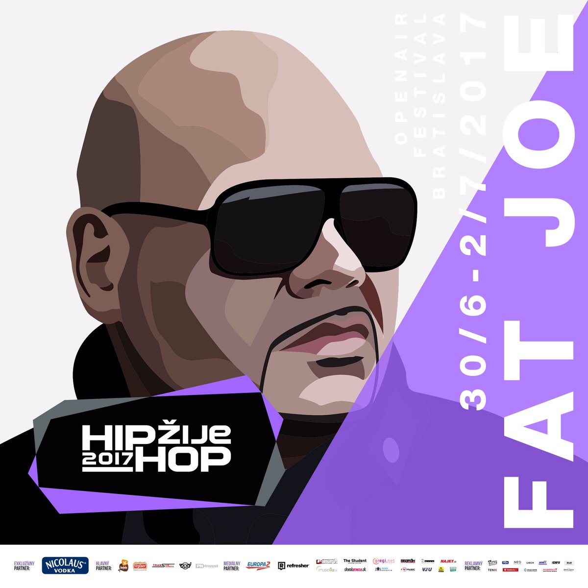 Headlinerom 5.rocnika #HipHopZije je <a href="/fatjoe/">FAT JOE</a> #Bratislava