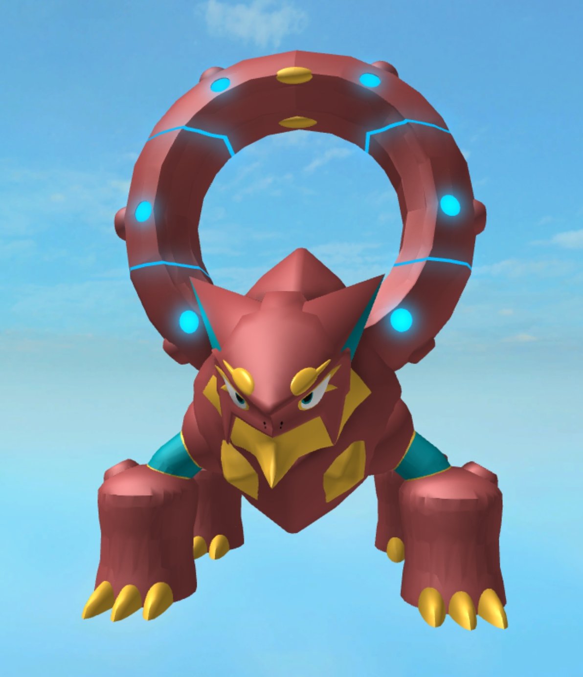 Me and volcanion in pokemon brick bronze which is in Roblox
