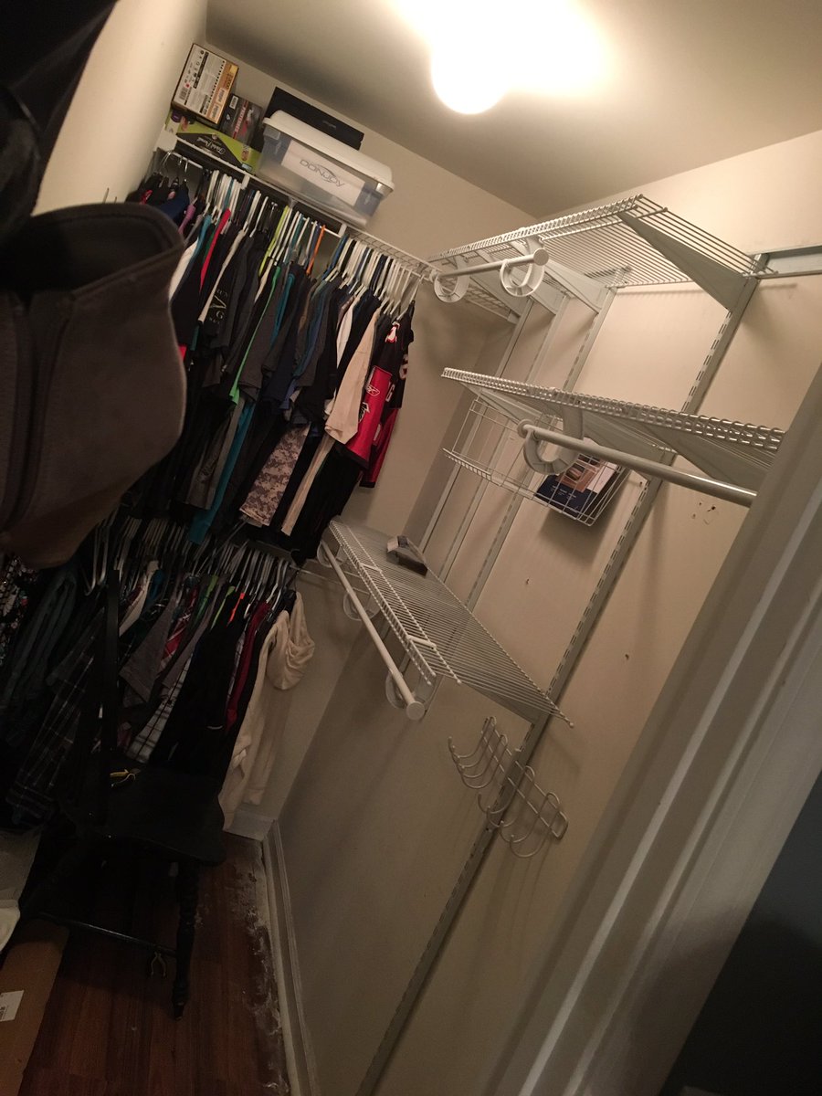 BMullinsFit's tweet photo. What a cluster fuck!
#closetproblems https://t.co/Y7lVkUMMff