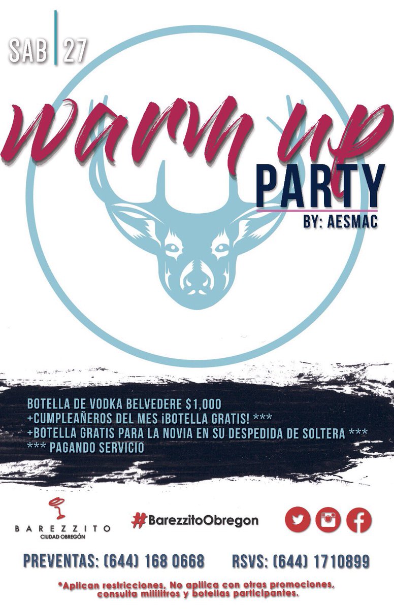AESMAC's tweet image. WARM UP PARTY!
🎉🎉🎉🎉🎉🎉🎉
Get ready !!!