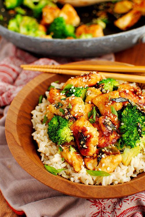 Sesame chicken.