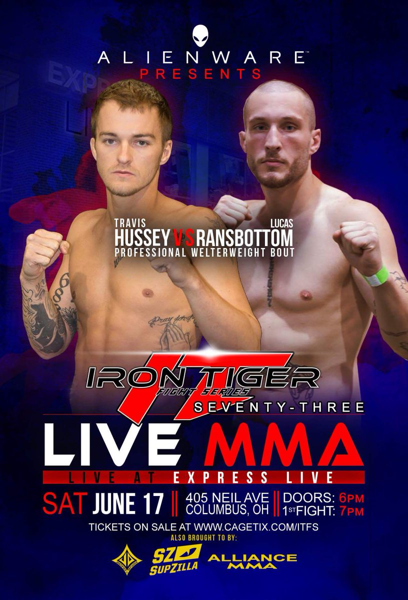 ITFightSeries's tweet image. Professional 170lb
@LucasRansbottom vs @thuss165 
June 17 th
Columbus, Ohio
#it73 #alliancemma #ohiomma