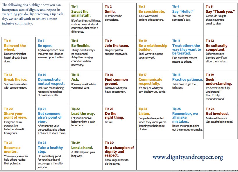 30 Day challenge of Dignity and Respect! <a href="/dignity_respect/">Dignity & Respect</a> @AlbertaPCC <a href="/Pts4Chg/">Patients 4 Change</a> <a href="/Sch4Change/">School4ChangeAgents</a> @acpatient @helenbevan  <a href="/falroubaiai/">Fatima Al-Roubaiai</a> #WMTY17