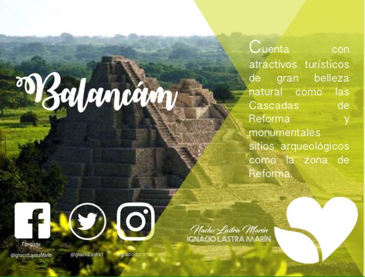#Balancán proviene de los vocablos #Mayas, Balam: tigre y Kan: culebra, que significa "Lugar de tigres y serpientes". #SueñosHeredados