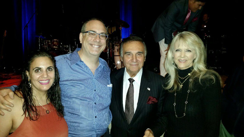 Tony LoBianco with his wife, My publicist Mitch and his wife.