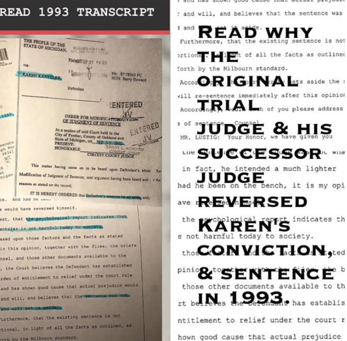 TimeToFreeKaren's tweet photo. #OaklandJudge '93: "Karen's sentence was her marriage" reverses her conviction that year #ReadTranscript #UBtheJudge https://t.co/Q30NU7B24p https://t.co/2Jx4vu1HJ3