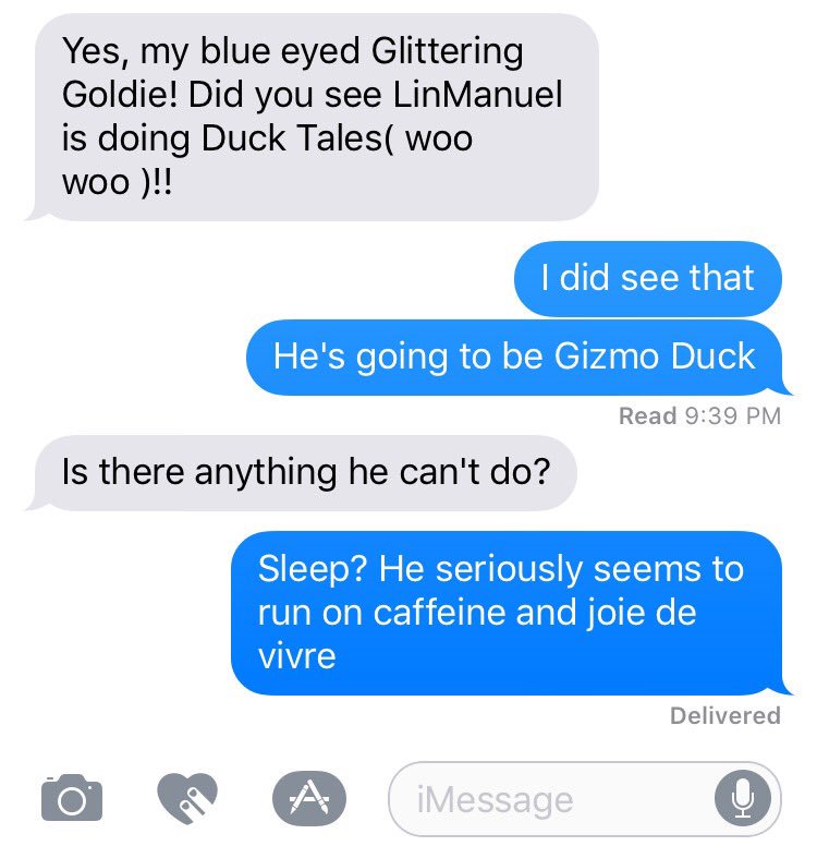 SrtaEspanola's tweet photo. @Lin_Manuel A conversation with my mom. Apt description or am I missing something? 😂#WorkLikeYoureRunningOutOfTime https://t.co/nES4ymERQQ