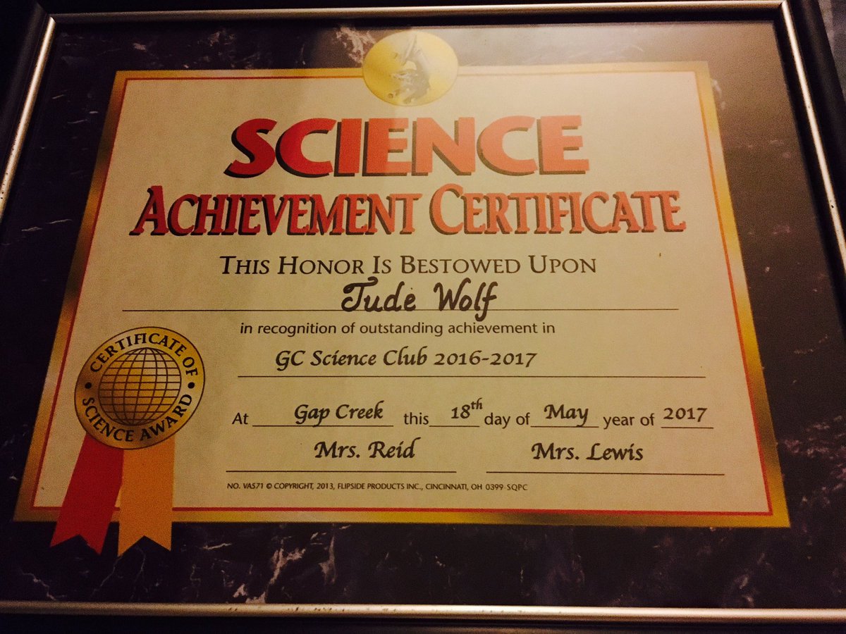 billtothewolf's tweet photo. I could not be prouder of Jude! It's been a hard year for him, but he loves science and this award meant the world to him! https://t.co/kAqHVP5Cgj
