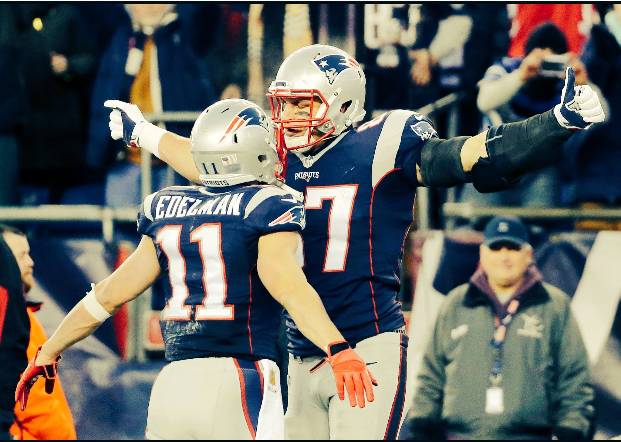   Happy birthday Julian Edelman and Rob Gronkowski  