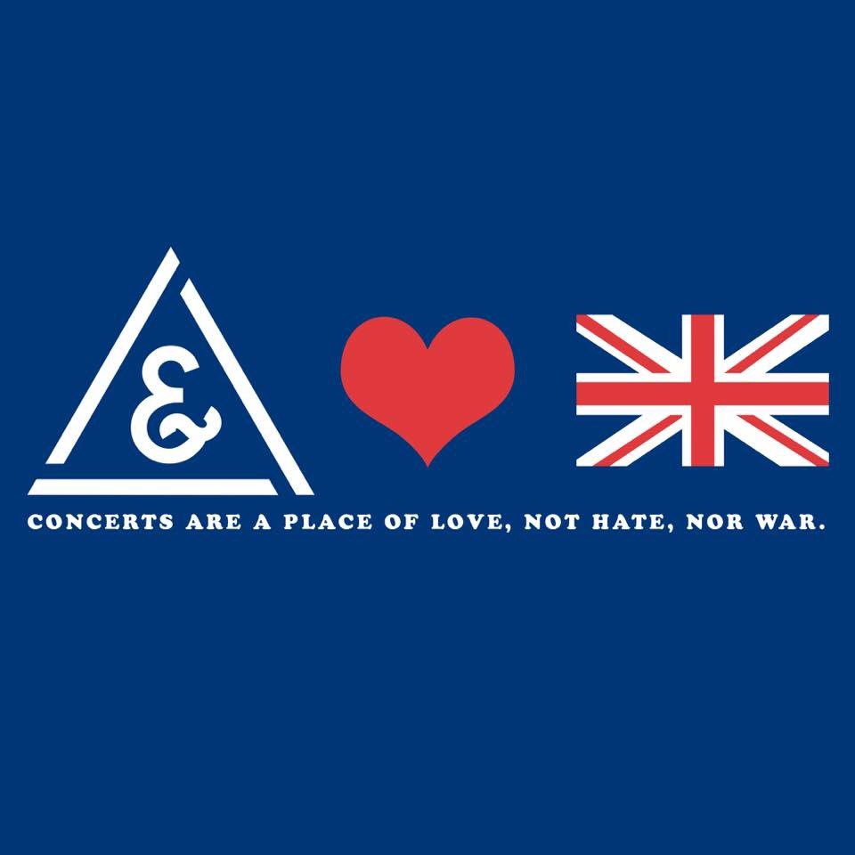 SHAPESCOLORSMI's tweet photo. Concerts are a place of love, not hate, nor war. https://t.co/Ing0mWF0md https://t.co/02i65KZh6f