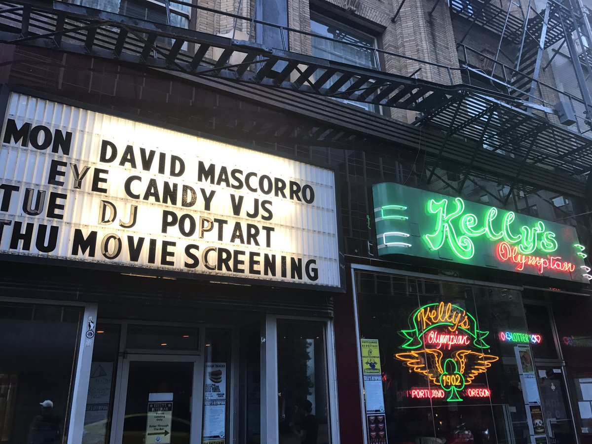 DavidMascorro's tweet image. My name in lights!! Show 1 has started!! Come by for the 10PM show. #pdx #comedy #portland #signs #marquee #fun