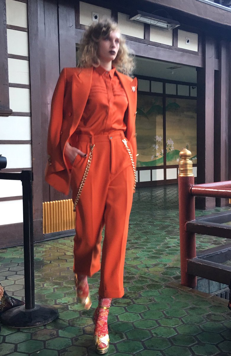 Booth's tweet image. Cute suit @wolkmorais #lafashion @YamashiroLA