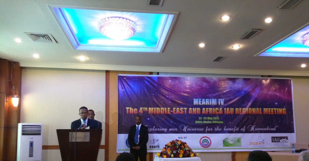 ram_cosmo's tweet photo. At #MEARIM @IAU_org symposium in Ethiopia with theme of 'exploring our universe for benefit of humankind' https://t.co/SATygYfm6d