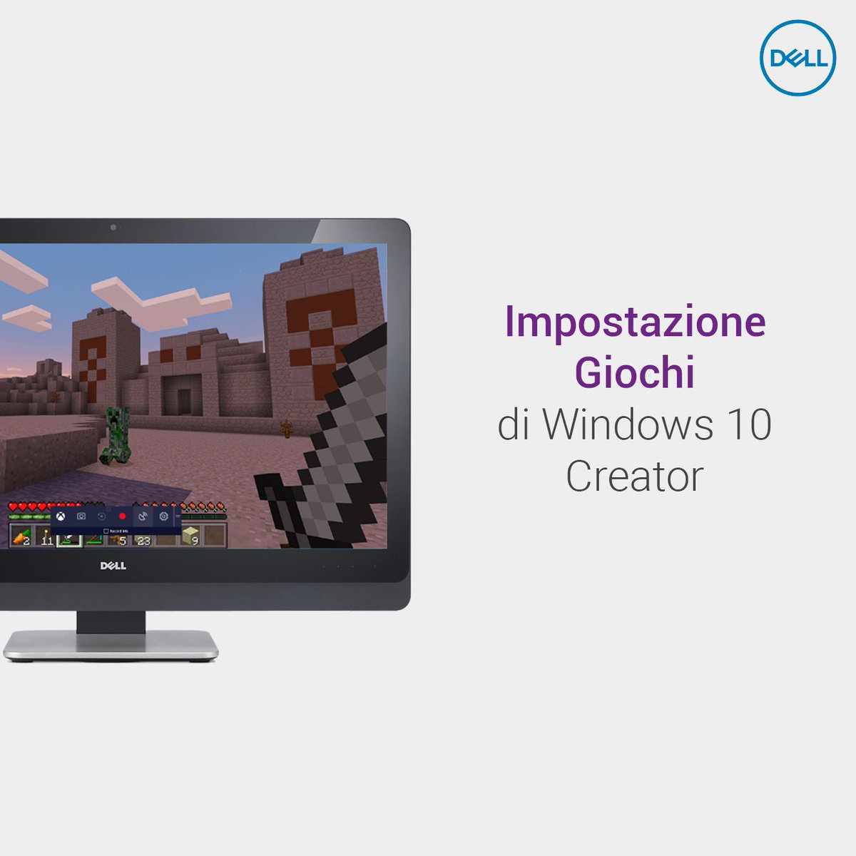 DellAiuta's tweet image. Avete già provato la modalità Giochi di #WindowsCreator? Se si, cosa ne pensate?
Per attivarla seguite le indicazioni e fateci sapere! 😉🎮