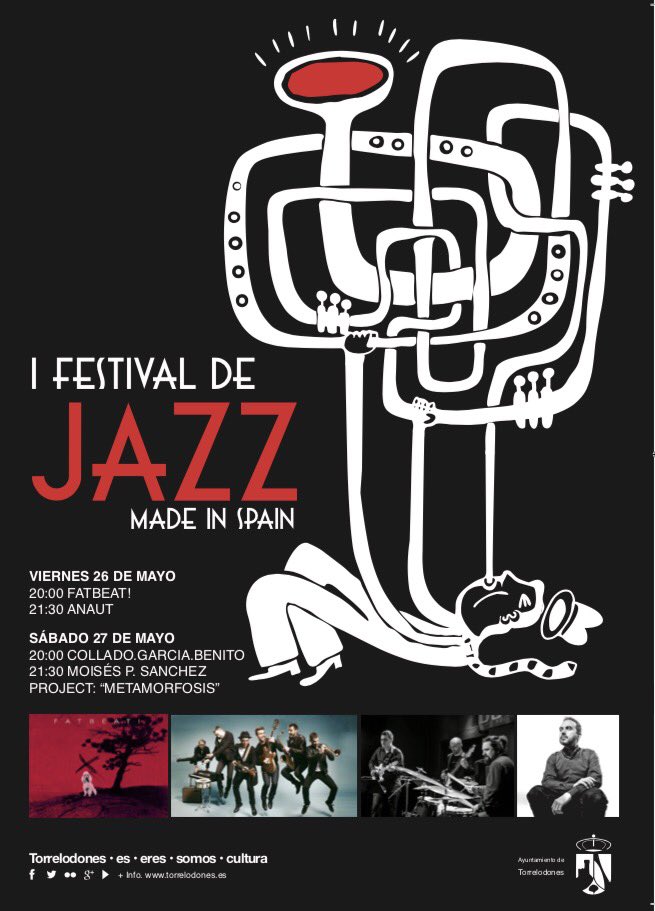 RosaRivet's tweet photo. Cuenta atrás D-3 al #IFestival #jazz #MadeinSpain @Torrelodones_wb Estos 26 y27 d mayo,descúbrelo @biurrun74 @vxtorrelodones @moisespsanchez https://t.co/o3Jf7wInhl