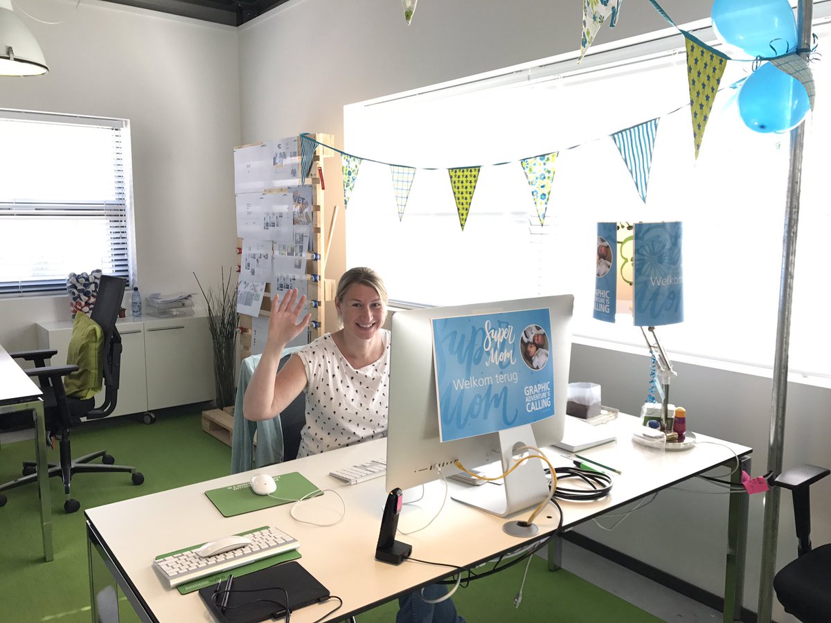GIontwerp030's tweet photo. Natascha is #backinbusiness na een prachtige tweeling op de wereld te hebben gezet! Welkom terug Natas! #design #welcome #timeflies https://t.co/JRRCH3FC8m
