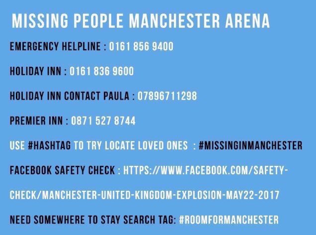 Skin_Image's tweet image. Emergency help and information for missing people in our beautiful city, #Manchester ❣️

#PrayForManchester