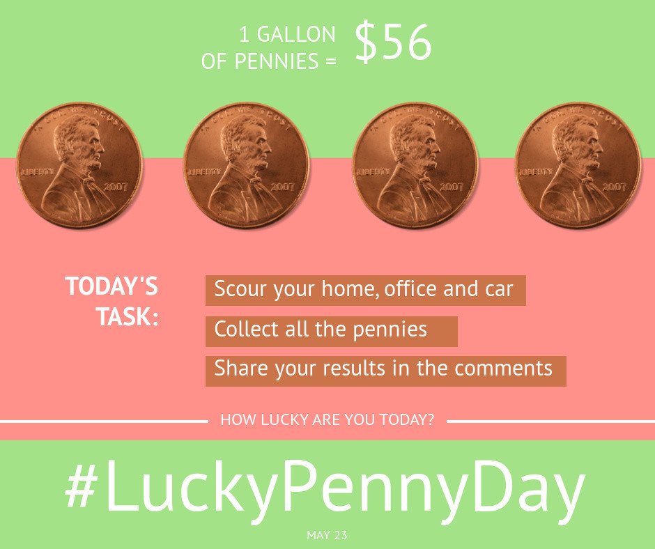 depestify's tweet photo. #LuckyPennyDay https://t.co/XtKDiRkuSS