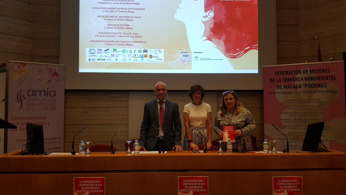 institutoAMIA's tweet photo. 2° Día. Inauguración de Rosa del Mar Rodríguez. Coordinadora del IAM y Francisco Javier Salas. Delegado de Agricultura. Adela Romero. CAMP https://t.co/Sq6Z0RfK3H