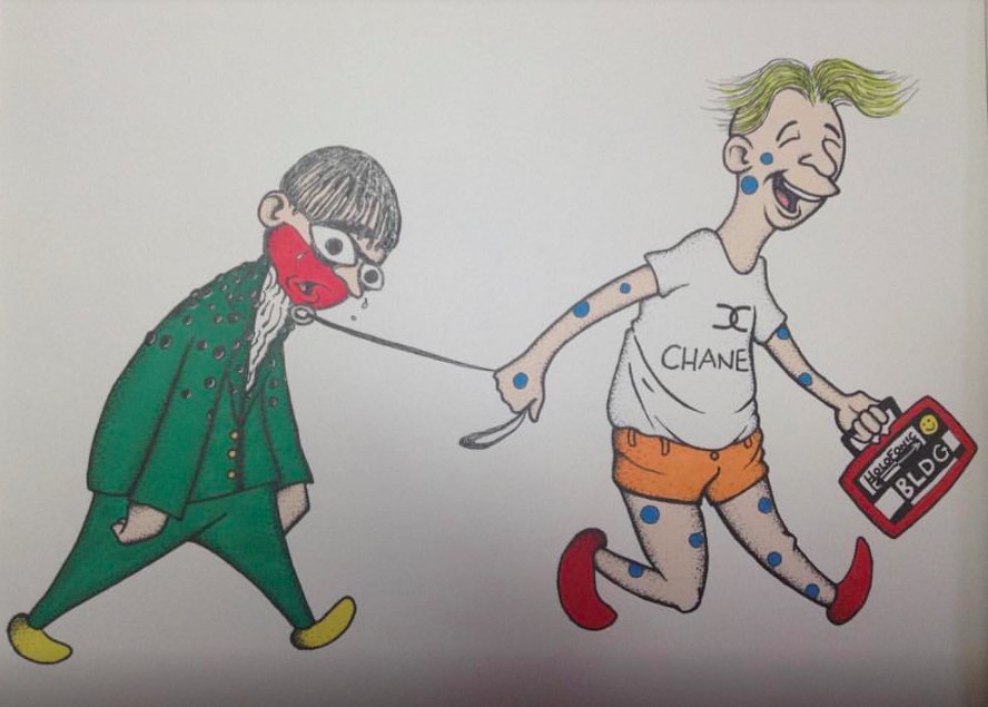 Alig_Aligula's tweet photo. Loving new @HarmannMike illustration of me slave driving @LeighBowery! Look 4 this artists work on @ThePeeew's YouTube page @LEIGHB0WERY https://t.co/YLboT7A5QB