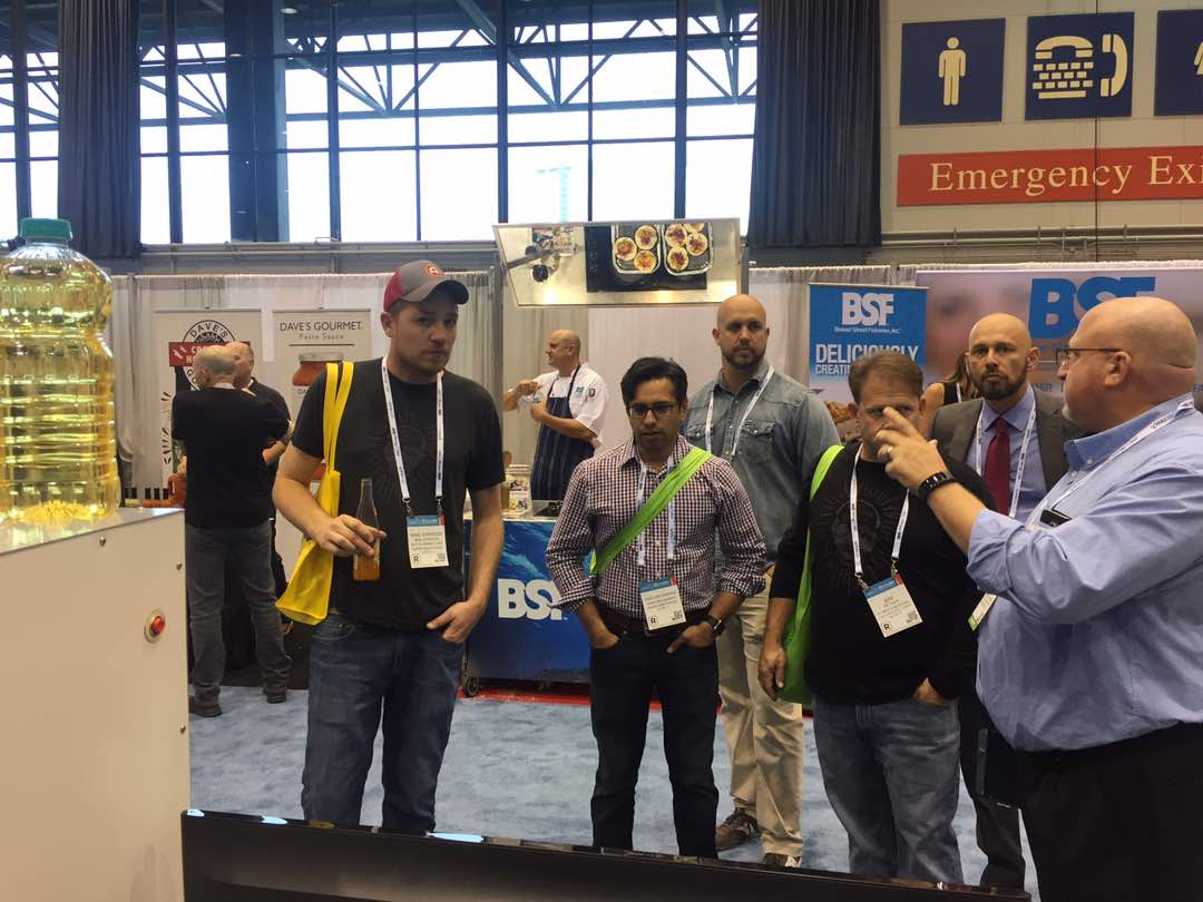 Mukunda_Foods's tweet photo. Launching Doughbot in the US! 
#chicago #NRAShow17 #US #Doughbot #kitchen #robotics https://t.co/DjHIrnZeOo