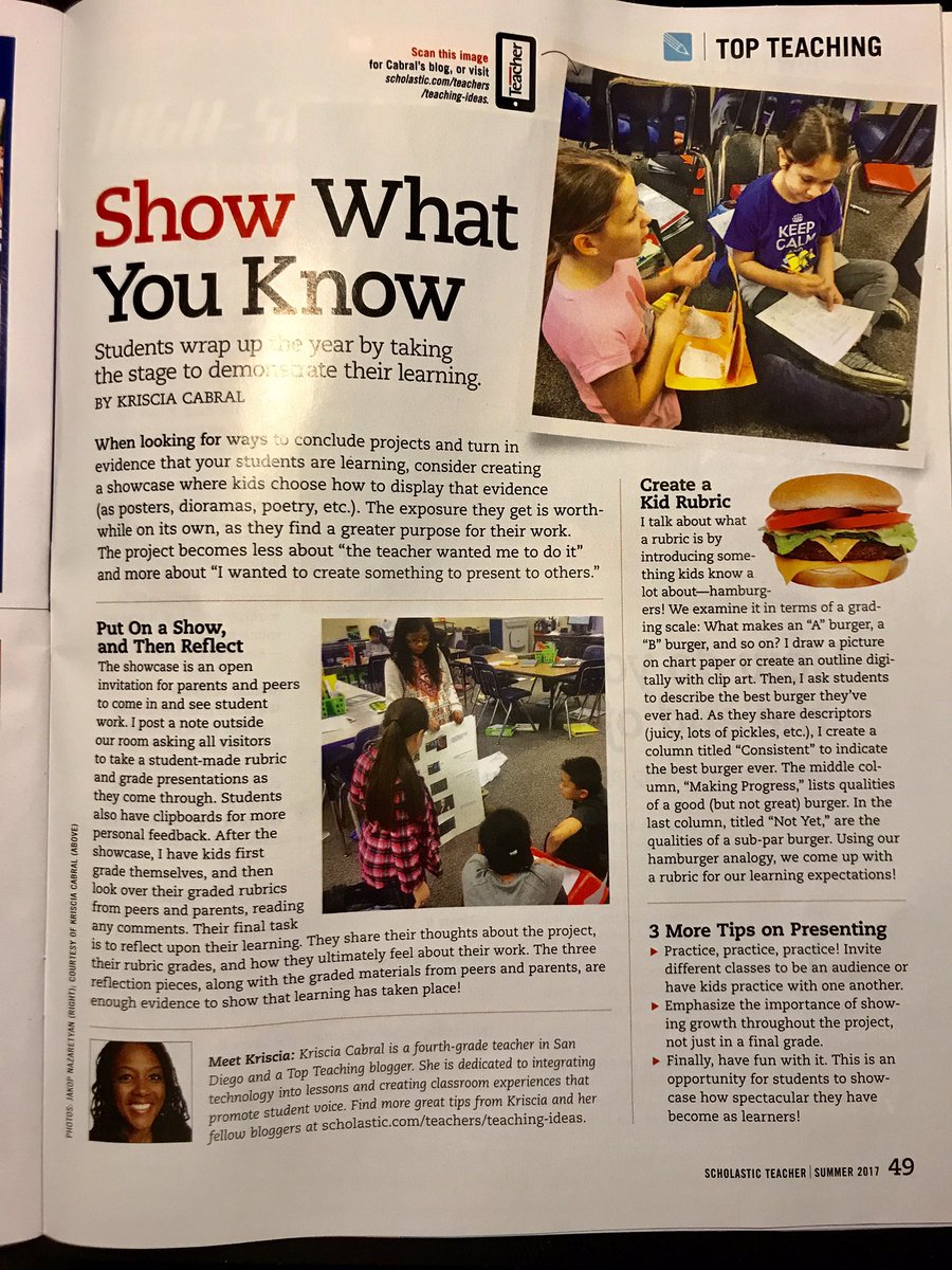Honored to be featured in a magazine that I call my 'teacher-go-to' for so long! ❤️ #scholasticteachers #caedchat #SDCUE @powayusd