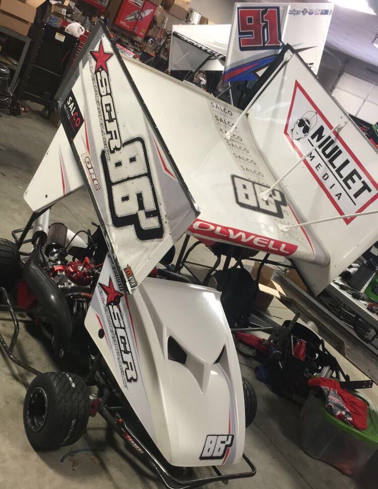 After a busy week of maintenance, car swapping, and wing repair, the long-haul-trucker #86J is ready to rip. Looking fwd to <a href="/MillbridgeRacin/">Millbridge Speedway</a>