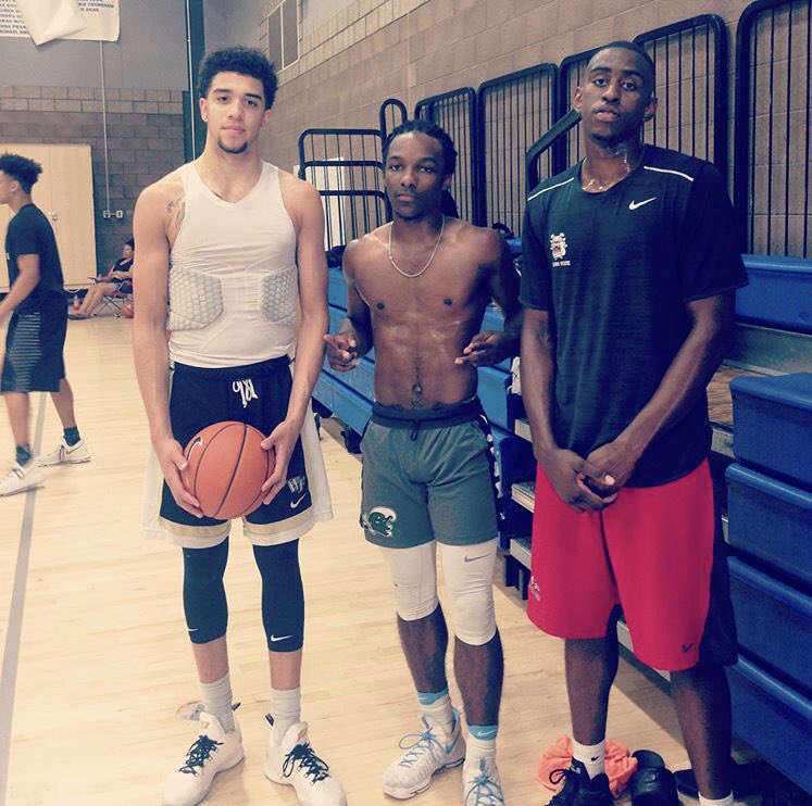 RandyBoogard's tweet photo. Rumor Alert confirmed??? Donovan and Colin seen working out together and may make superteam at Fresno State? March Madness Champs? https://t.co/im77aWWCrs