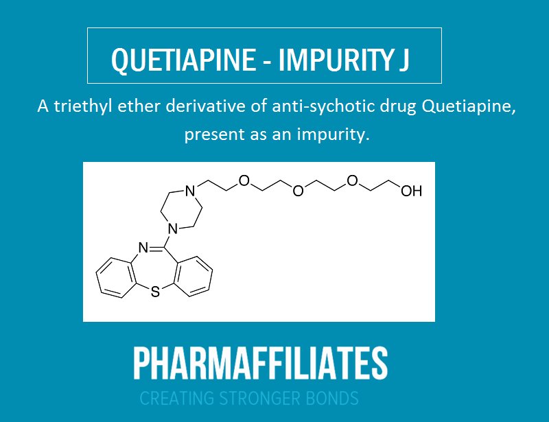 PharmaPasl's tweet photo. QUETIAPINE - IMPURITY J
#pharmaffiliates #pharmacy #fda #bestimpuritysupplierindia #chemistryformulas #chemicalcompounds #onlinechemistry https://t.co/tqw2DBc1VL