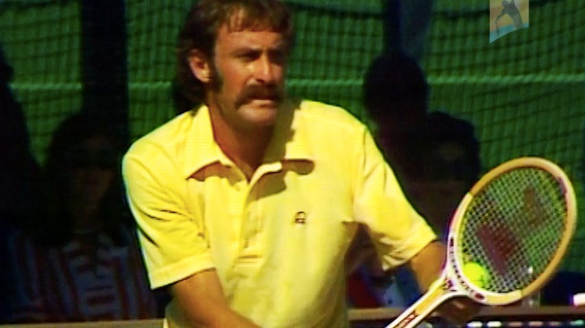 Happy birthday two-time champ John Newcombe. Happy a Mo-vellous day! 