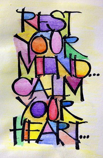 Rest your mind. Calm our heart. picturequotes.com/rest-your-mind… #PictureQuotes #HeartQuotes