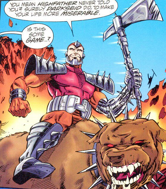 DeadpoolCable_'s tweet photo. @SteppenwolfvsJL plans,with His former Dog Cavalry protégé @GrannyGoodness_,to attack @NewGenesisGods @BigBardaNewGods and @ScottFreeNewGod. https://t.co/8J5YVY5ix8