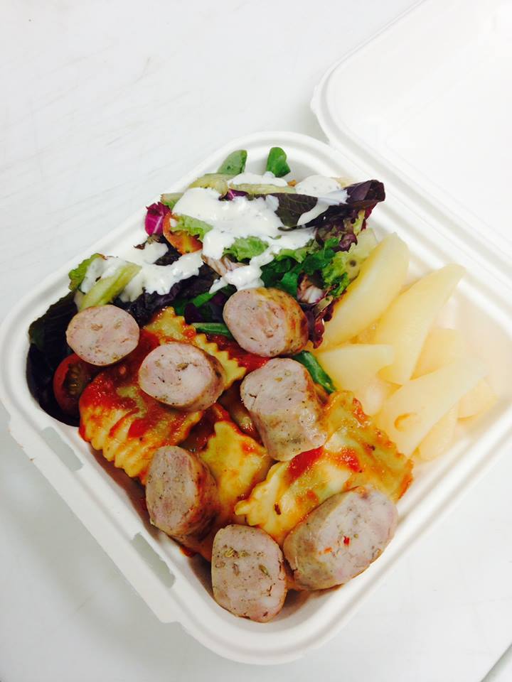 SAASFoodService's tweet image. Lunch Tuesday 5/23 - Ravioli, Italian Sausage, Caesar Salad, Grapefruit - Vegetarian/Gluten Free Available