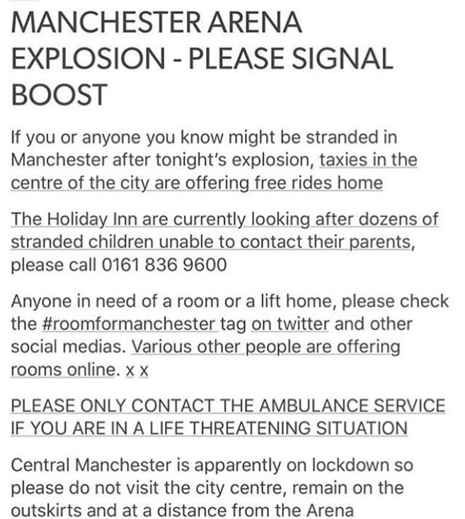 GraceClarke55's tweet photo. Some resources for people in Manchester. Please retweet to spread the word! #Manchester https://t.co/aRUwB4yeHK