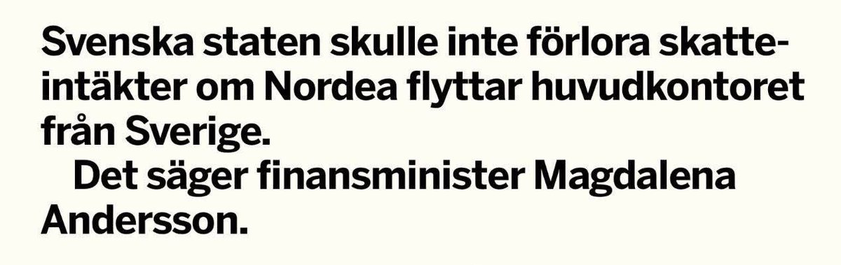 Mycket lugnande besked från finansminster. 
Att tusentals hög kvalificerade jobb försvinner lär inte heller vara något problem