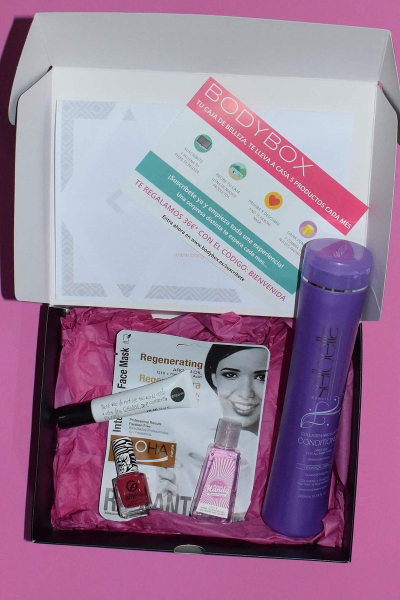 ReBeMaBox's tweet photo. Ya tengo la @Bodybox_es Surprise!!!👏👏que os parece?a mi me ha gustado mucho😊😊#bodybox#suscripcion#surprise#belleza#box#beauty#rebemabox https://t.co/p1CBPLfafm