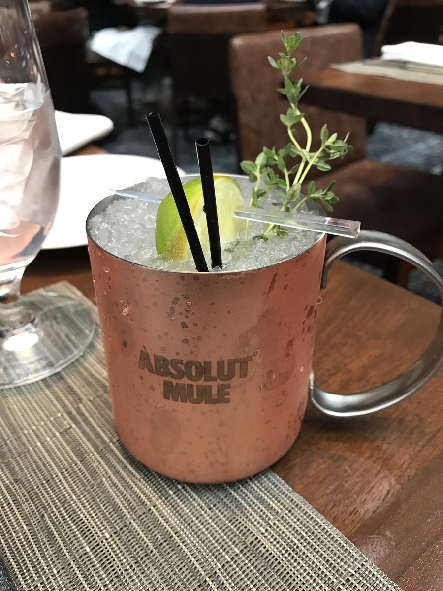 built4travel's tweet photo. Dinner is AMAZING @HeritageSteak &amp; order the American Mule while you're there. #LasVegas #built4travel #builtforvacation #topchef #absolut https://t.co/T0zJbkEha1