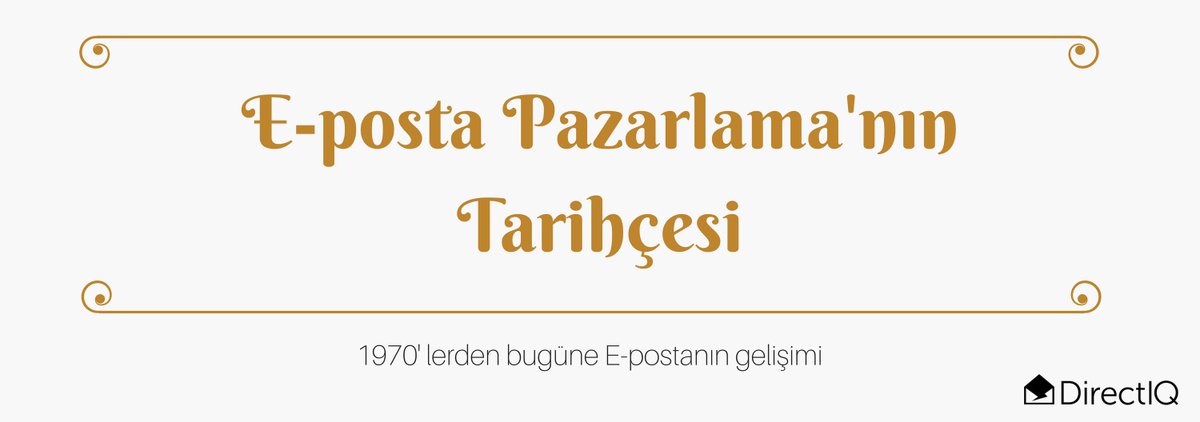 DirectIQ_TR's tweet photo. E-posta Pazarlama tarihi ile ilgili bilmek isteyeceğiniz ilginç ayrıntılar! #Email #tarihçe https://t.co/PLm2QIF2hU https://t.co/BqmqnVPa3E