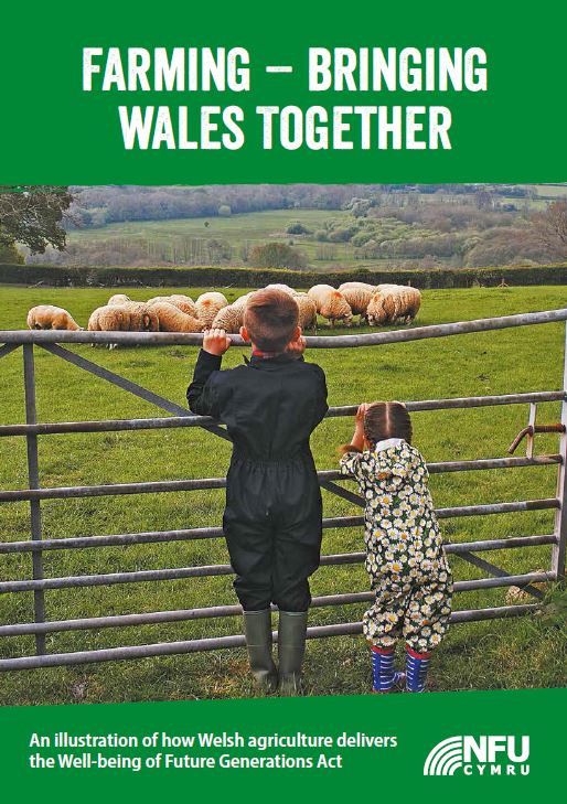 Today we're launching our ‘Farming: Bringing Wales Together’ report, illustrating how Welsh agri delivers for Wales #BackWelshFarming