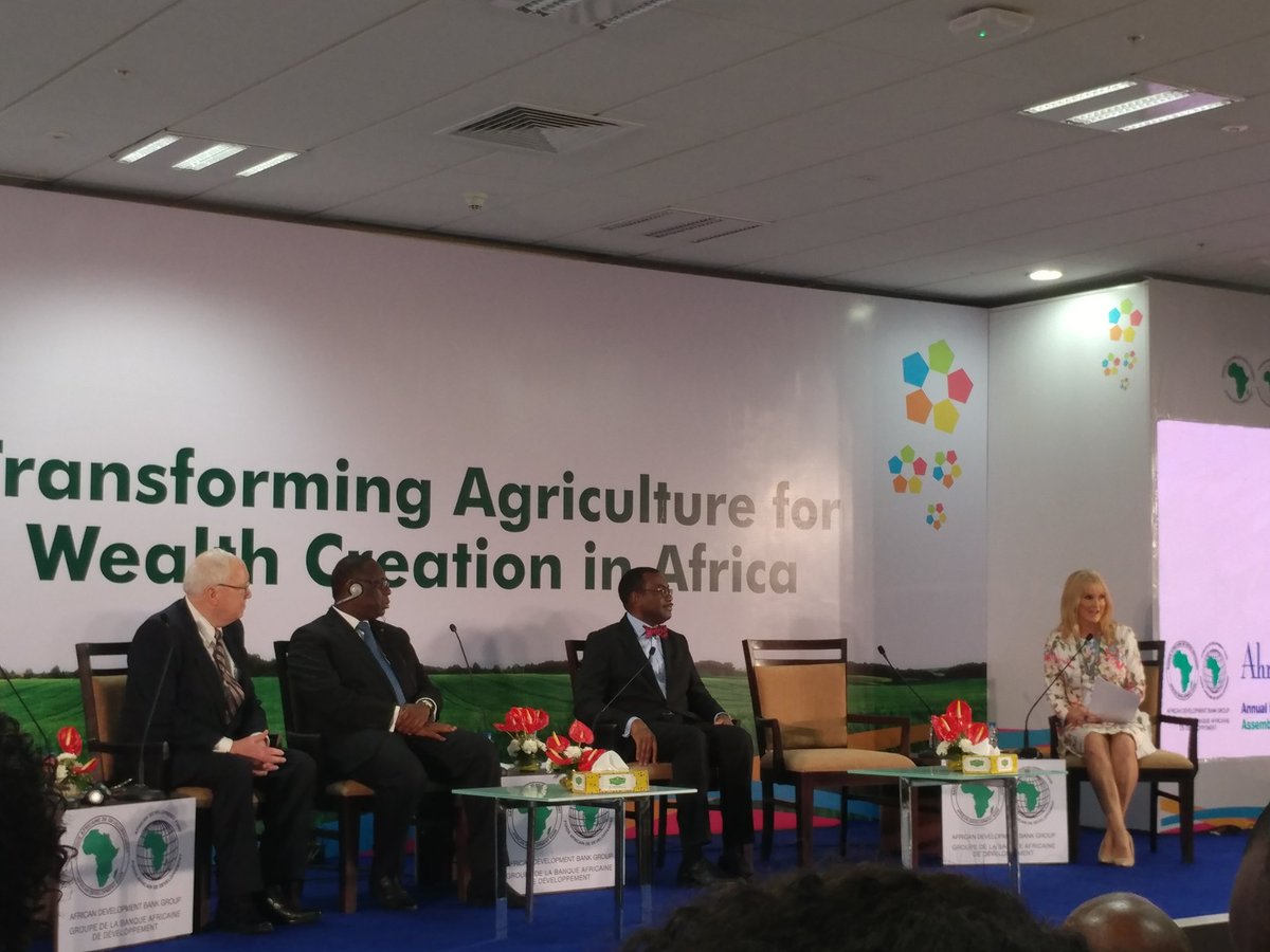 EyeOnGroup's tweet photo. Start of the @CNBC Presidential TV debate in Ahmedabad at #AfDBAM2017 https://t.co/XybBoIT6fR