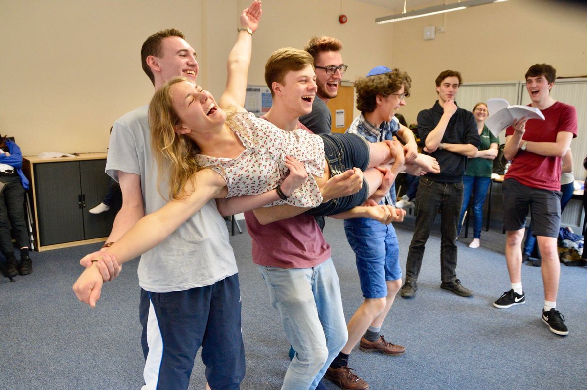 LOpSoc's tweet photo. FIRST PEEK at rehearsals for Half a Sixpence - it's on 14th-17th June! Follow for all the latest news! https://t.co/OUDfmZwgFf